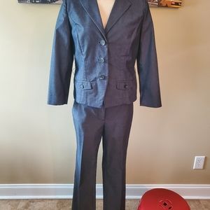 Denim pant suit